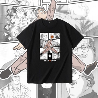 👕✨เสื้อยืดลําลอง ลายการ์ตูนอนิเมะ SLAM DUNK Sakuragi Hanamichi แฟชั่นฤดูร้อน สไตล์ฮิปฮอป สําหรับผู้ชาย