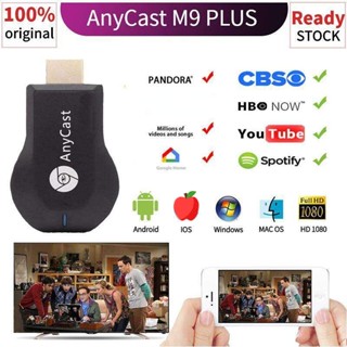 ส่งเร็ว🚀Anycast M9 Plus new latest version 2023 HDMI WIFI Display นำภาพมือถือขึ้นจอผ่าน Wifi Android