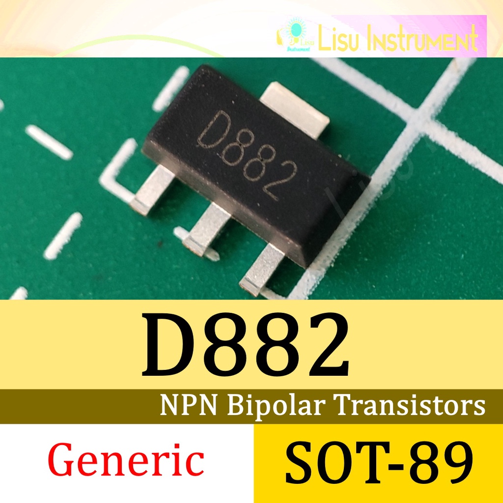 D882 882 NPN Bipolar ทรานซิสเตอร์ BJT SOT-89