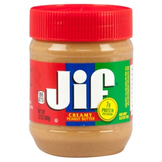 จีฟถั่วลิสงบดละเอียด PEANUT 340ก.JIF CREAMYBUTTER 340 G.