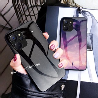 เคสโทรศัพท์มือถือกระจกนิรภัย แบบแข็ง ป้องกันกระแทก ลายดาว สําหรับ xiaomi poco X5 Pro 5G 2023