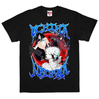 เสื้อยืดโอเวอร์ไซส์เสื้อยืด ลายการ์ตูนนารูโตะ Uchiha Madara Bootleg Vol. 1 30s พรีเมี่ยม 24s 20s สําหรับผู้ชายS-3XL