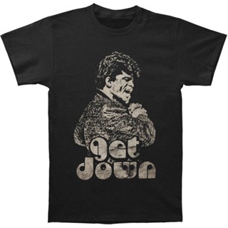 Qiuy5 {พร้อมส่ง เสื้อยืดผ้าฝ้าย 100% พิมพ์ลาย James Brown Get Down พลัสไซซ์ พลัสไซซ์ ของขวัญคริสต์มาส สําหรับผู้ชาย XS-6