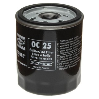 ไส้กรองน้ำมันเครื่อง BMW  MAHLE OC25 รุ่น 3(E30 E21) 5(E12 E28) เบอร์ 11 42 1 250 534/11 42 1 278 059/11 42 1 276