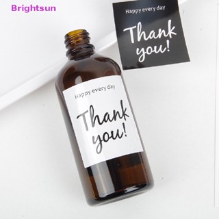 Brightsun ใหม่ สติกเกอร์ฉลาก Thank You สําหรับติดซองจดหมาย เบเกอรี่ ปาร์ตี้ 60 ชิ้น ต่อชุด