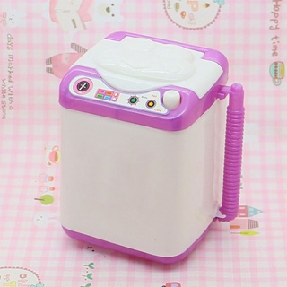 [B_398] เครื่องซักผ้า ขนาดเล็ก อุปกรณ์เสริม สําหรับบ้านตุ๊กตา

