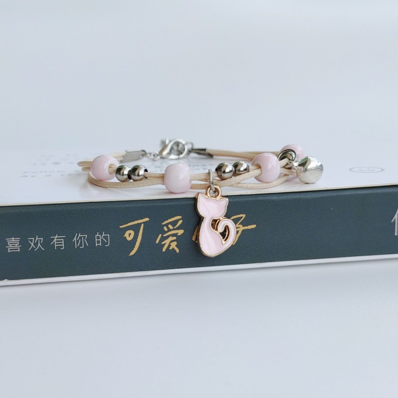 เครื่องประดับ สร้อยข้อมือเซรามิค ลายดาว ดวงจันทร์ ขนาดเล็ก น่ารัก ให้เป็นของขวัญ สําหรับนักเรียนหญิง
