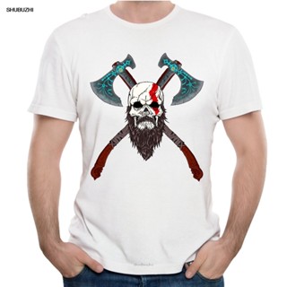 God Of War T Shirt Awesome Axe Classic Game Homme Tee Shirt Man Cotton O-Neck Fashion T-Shirt Men Cotton Brand Tees_02