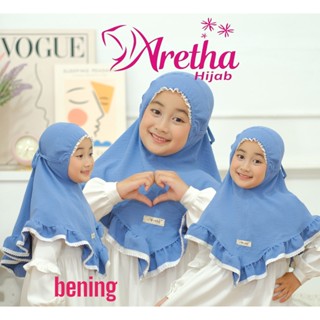 Hijab CRINKLE BENING ORI ARETHA HIJAB ทันที