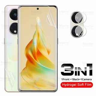 3in1 Front Back Soft Hydrogel Film For Oppo Reno8 T 5G 4G Screen Protector