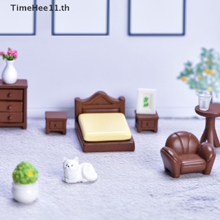 Timehee เฟอร์นิเจอร์จิ๋ว DIY อุปกรณ์เสริม สําหรับตกแต่งสวน บ้าน TH