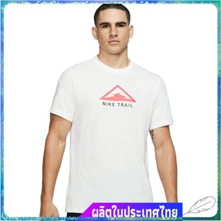 คอกลมขายดี NIKEกัปปะเสื้อยืดผู้ชาย Nike Dri-fit Trail Mens Trail Running T-Shirt Ct3857-133 NIKE Short sleeve T-shirts