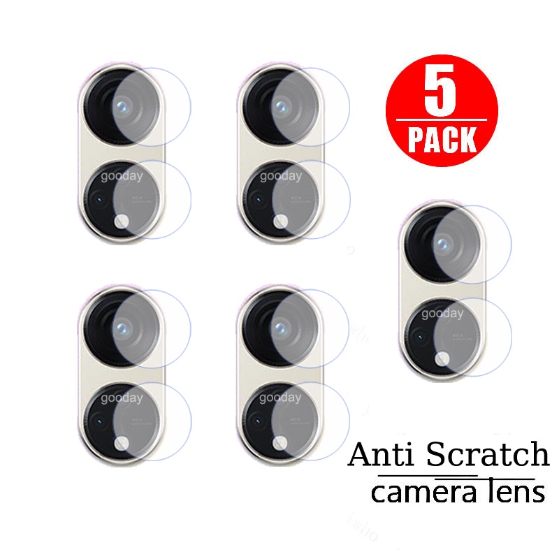 5 ชิ้น HD เลนส์ฟิล์ม Anti-scratch กล้องสําหรับ OPPO Reno 8T 5G 4G 8 8Z 7Z 7 SE Reno8T 6 6Z 5 Pro Lite 5G 5F OPPO A78 5G A77 A96 A95 และฟิล์มด้านหลังคาร์บอนไฟเบอร์