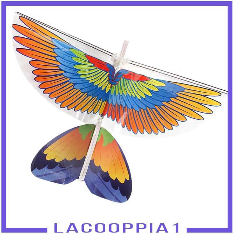 [Lacooppia1] เครื่องบินบังคับวิทยุ พับได้ DIY ของเล่นสําหรับเด็ก นกแก้ว