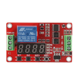 รีเลย์ตั้งเวลาอัตโนมัติ PLC 12V อเนกประสงค์ สําหรับสวิตช์ดีเลย์เวลา M