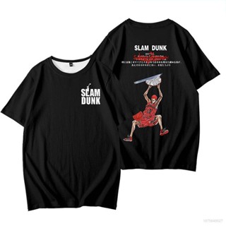 เสื้อยืดแขนสั้นลําลอง ทรงหลวม พิมพ์ลายกราฟฟิค Ellen Anime Slam Dunk ขนาดใหญ่ สําหรับผู้ชาย และผู้หญิง