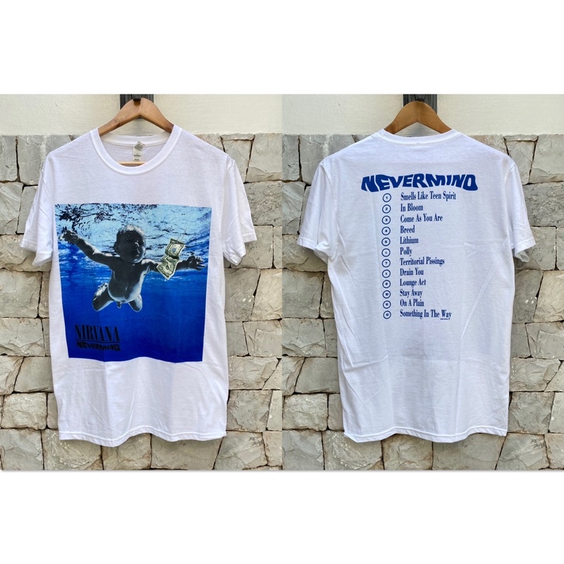 ***พร้อมส่ง*** เสื้อวง NIRVANA NEVERMIND ของแท้ รับประกัน