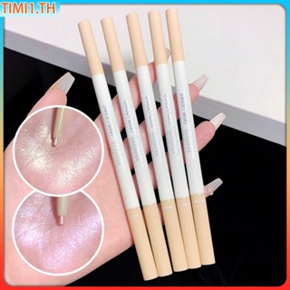 Sweet Mint Laying Silkworm Pencil Double Head Liquid Brown Eyeliner Waterproof Pen Quick Dry Water Lighten Eyes Makeup Tool Stick | Timi1