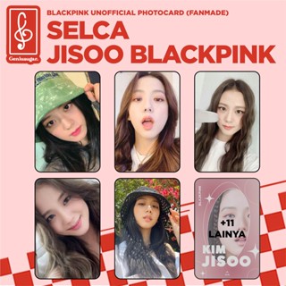 [SELCA Jisoo BLACKPINK] พัดลมระบายความร้อน โฟโต้การ์ด