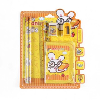 HOMEHAP  ชุดเครื่องเขียน รุ่น DMS200114-140 คละสี ชุดเครื่องเขียน กล่องดินสอ