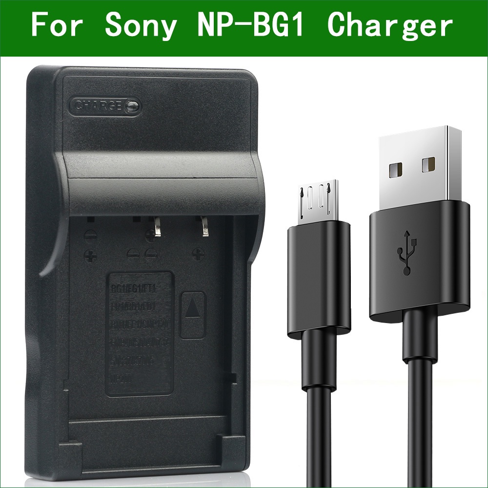 NP-BG1 NP BG1 FG1 เครื่องชาร์จแบตเตอรี่ USB สําหรับ Sony DSC W150 W170 W200 W210 W215 W220 W230 W270