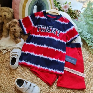 Tommy Hilfiger set 2 pcs. เสื้อ + กางเกงแดง