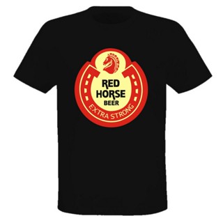 ✎■❤₪✱[Ready Stock] Red Horse Extra Strong Beer MenS T Shirt Plus Size Christmas Gift_01