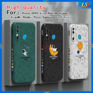 เคส infinix hot 8 เคส infinix hot 9 Play 10i 10S 10 Play 11 Play 11S Nfc 12 Play 12i 20 5G 20i infinix hot 20 Play เคสโทรศัพท์มือถือ ลายนักบินอวกาศ Nasa สําหรับ TKRC