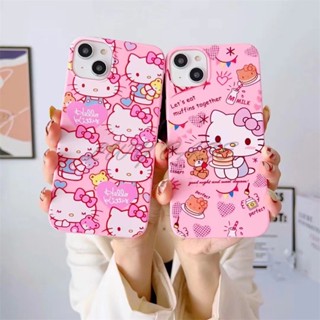 เคสโทรศัพท์มือถือแบบนิ่ม ลายเฮลโลคิตตี สําหรับ Oppo A17 A16 A16s A54 A12 A12e A7 A5s A3s Ax5 A5 A31 2020 A9 2020 A5 2020 A15 A15s A35 A53 A33 A52 A92 A37 A37f A57 A39 A83 A93 A94 A74 A71 A1k