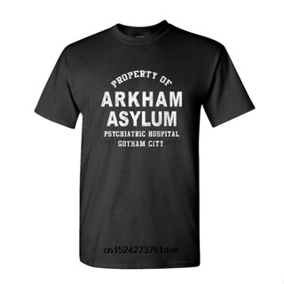 เสื้อยืด ผ้าฝ้าย พิมพ์ลาย Guacamole Arkham Asylum สีขาว สีดํา สําหรับผู้ชาย