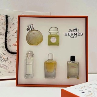 ชุดกล่องของขวัญ น้ําหอม Hermes กลิ่นเอิร์ธ กลิ่นส้ม และดาว