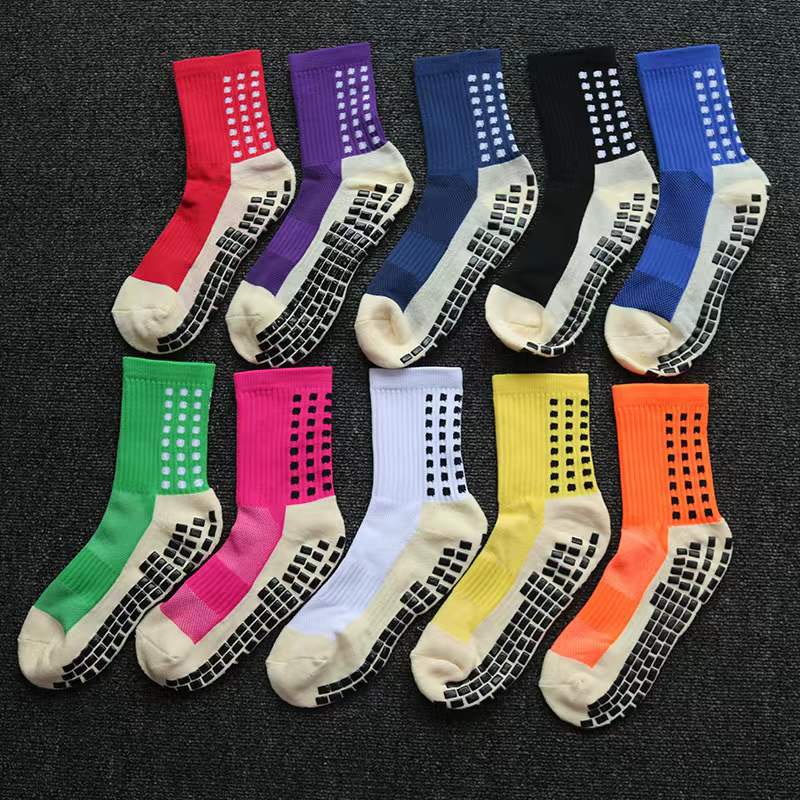 (พร้อมส่ง) ถุงเท้าฟุตบอล แบบหนา กันลื่น สําหรับผู้ใหญ่ ผู้ชาย และผู้หญิง