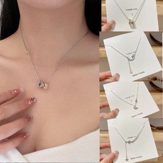 [พร้อมส่งจากไทย] สร้อยคอ สร้อยแฟชั่น สร้อยคอเกาหลี งานรวมแบบสุดน่ารัก A085