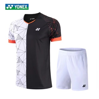 Yonex เสื้อกีฬาแบดมินตัน แห้งเร็ว เหมาะกับฤดูร้อน สําหรับผู้ชาย และผู้หญิง 3655