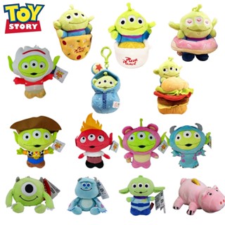 Disney Toy Story Alien Plush Doll Pendant Cute Cartoon Anime Keychain Stuffed Plush Accessories Plush Toy for Boys Girls