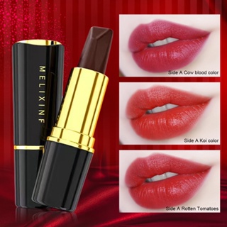 MELIXINF 1PC Three-Color Lipstick Moisturizing Sexy Red Lip Balm Not Easy To Fade Waterproof Long-lasting Lip Makeup Professional Comestic