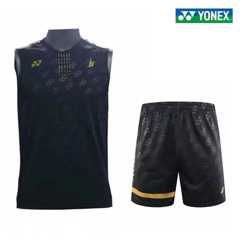 Yonex ใหม่ เสื้อแบดมินตัน แขนกุด สําหรับผู้ชาย