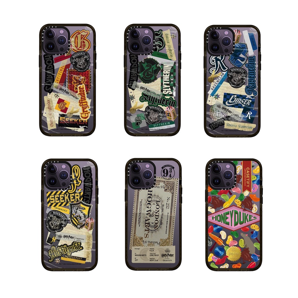 Harry Potter Casetify เคสโทรศัพท์สําหรับ iPhone 16 15 14 13 12 11 Pro Max Plus , Hard Clear Impact