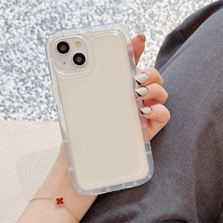 TPU เคสโทรศัพท์ For iPhone 14 13 12 11 Pro Max 6 7 8 Plus X XR XS Max SE 2020 2022 กันกระแทก โปร่งใส เค