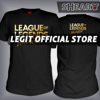 SHEART LOL League Of Legends Wild Rift High Quality Cotton Blend Rubberized Vinyl Design LOL Shirt_03