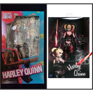 Neca SHF ตุ๊กตาฟิกเกอร์ Suicide Squad Harley Quinn Joker ของเล่นสําหรับเด็ก