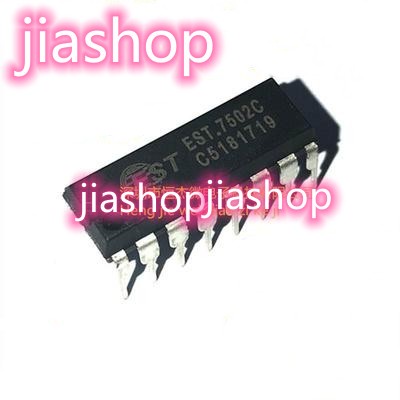 10pcs EST7502C DIP16 EST7502B DIP EST7502 DIP-16 ใหม่เดิมลดราคา jiashop