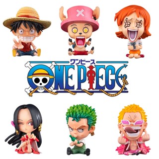 Anime One Piece Luffy Chopper Boa Hancock Figures Toys  Kids Birthday Gift