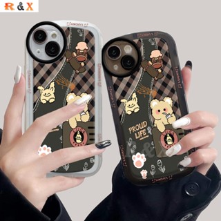 เคสมือถือ แบบนิ่ม ลายสก๊อต หมี กระต่ายนําโชค กันกระแทก สําหรับ VIVO Y02 Y16 2022 Y22 Y35 Y33S V25e Y21T Y21S Y21A Y15S Y15A Y01 Y12 Y15 Y17 Y12S Y20S Y19 Y91C Y30 Y50 Y51 S1