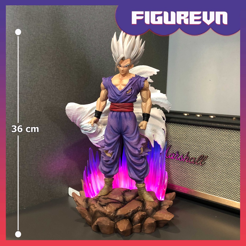 ฟิกเกอร์ Beast Gohan ถือผ้าคลุม 36 ซม. พร้อม LED (USB สว่างมาก)
