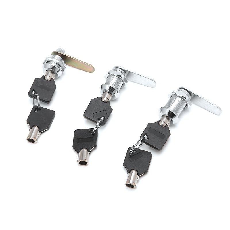 WIN ลิ้นชัก Tubular Cam ล็อคสําหรับกล่องจดหมายประตูตู้ตู้สําหรับ w 2 คีย์ 16-30 มม.