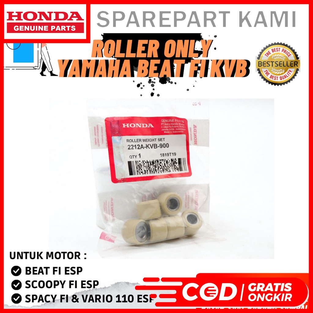 ชุดลูกกลิ้งเท่านั้น BEAT FI SCOOPY FI SPACY FI VARIO 110 เก่า CARBON KVB