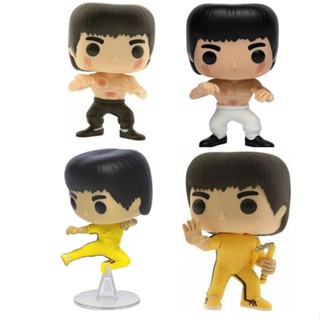 Funko POP 218 Bruce Lee 592 Brancas E Cicatrizes Figure Model Toy