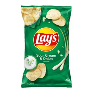 เลย์มันฝรั่งรสครีมเปรี้ยวและหัวหอม184.2ก CREAM LAYS SOURONION POTATO 184.2G.