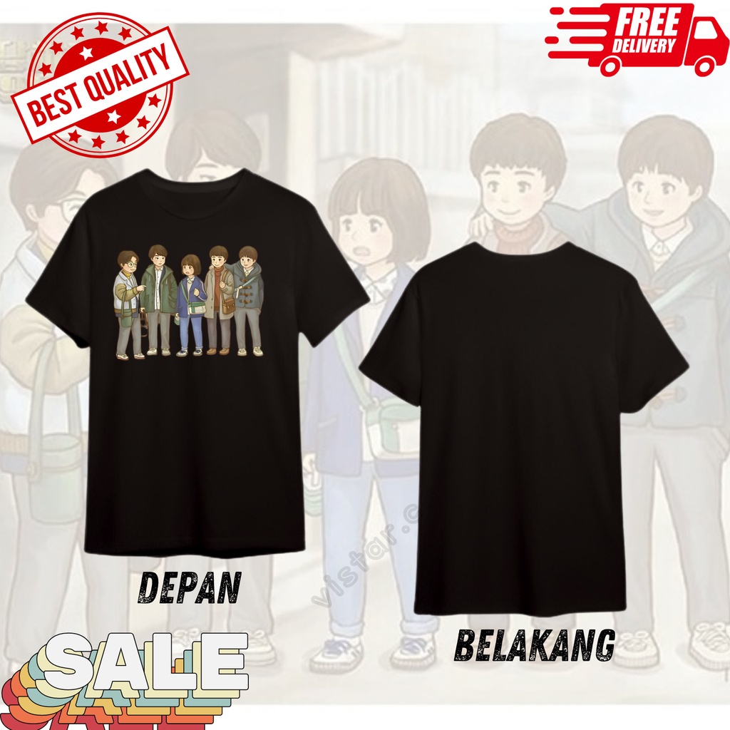 ย้อนยุคเสื้อยืด พิมพ์ลาย Reply 1988 แฟชั่นสําหรับผู้ชาย และผู้หญิงS-5XL